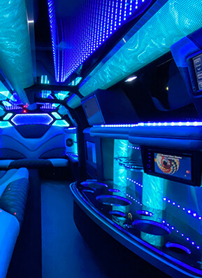 limousine to charter bus